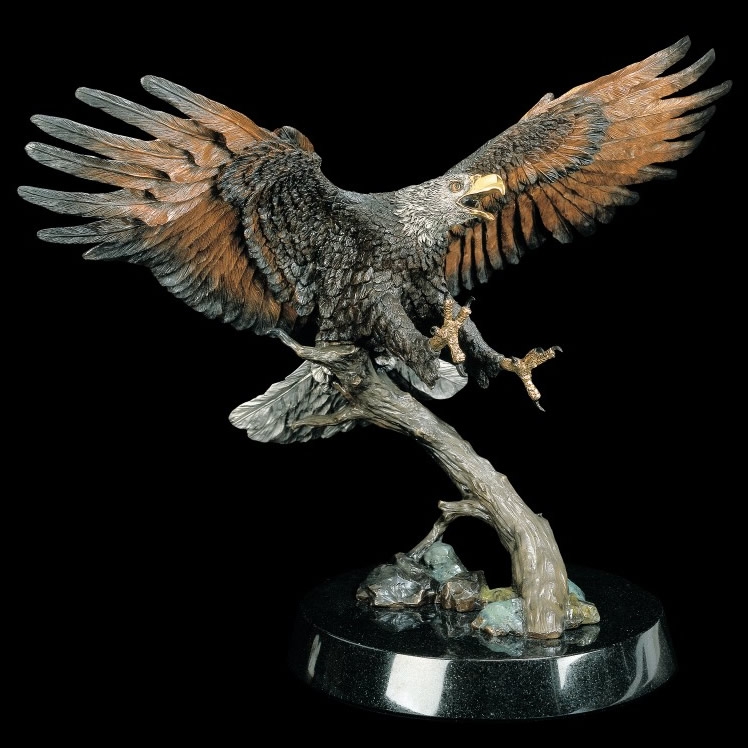 The Creators Messenger Eagle Sculpture by Kitty Cantrell