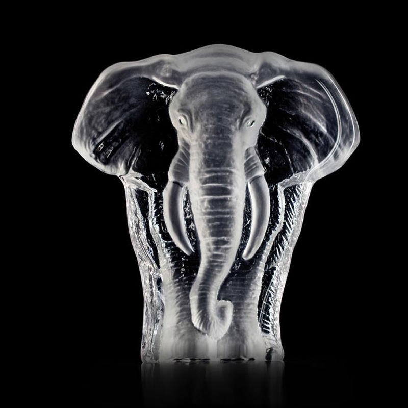Elephant Crystal Sculpture