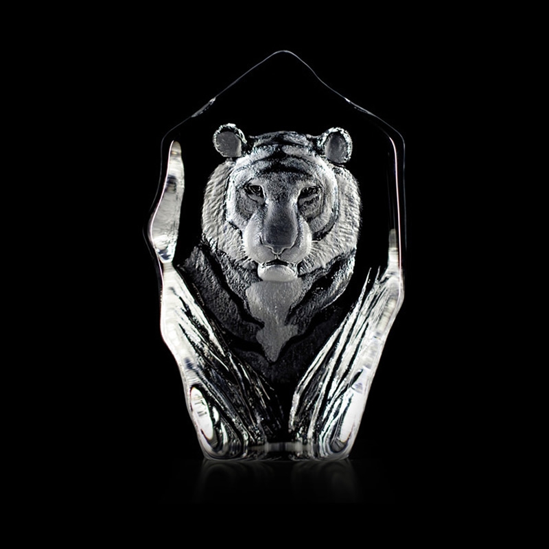 Tiger Crystal Sculpture