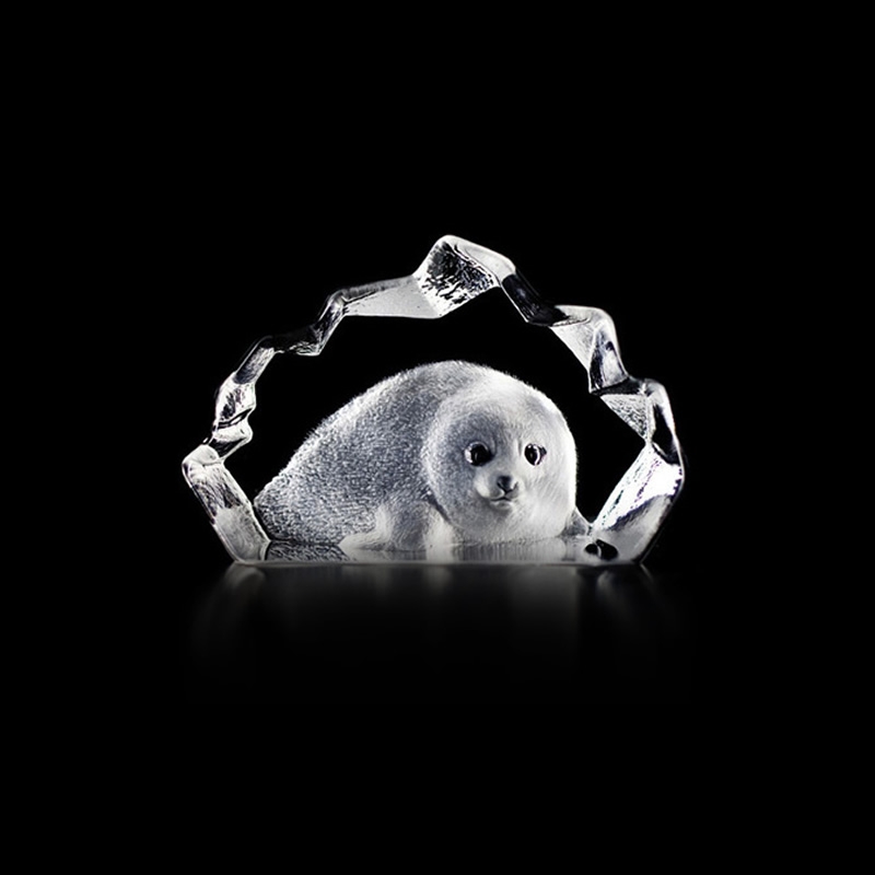 Crystal Seal Figurine