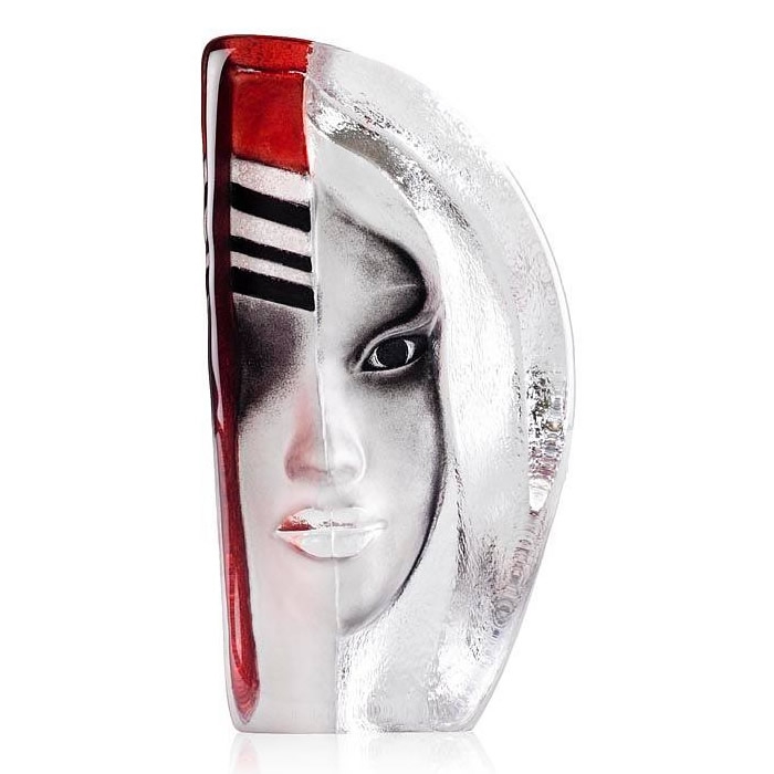 Enora Crystal Modern Face Sculpture