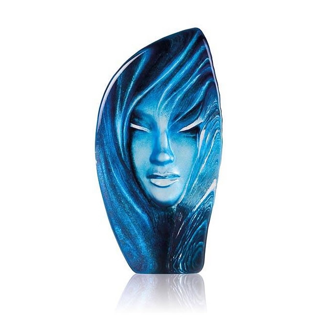 Noviata Crystal Modern Face Sculpture