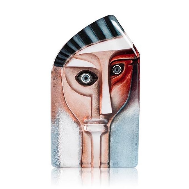 Xerxes Crystal Modern Face Sculpture