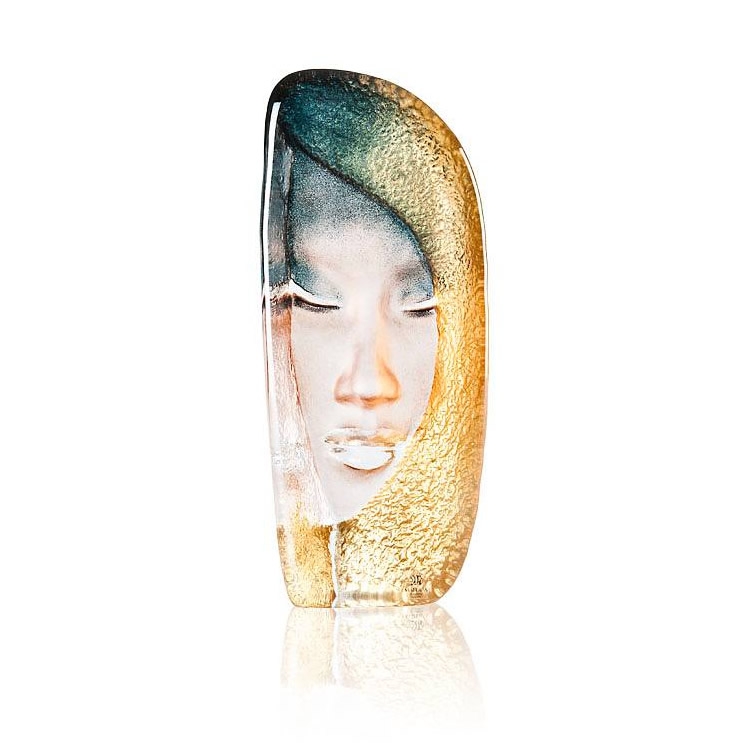 MASQ Mystiqua Female Crystal Modern Face Sculpture