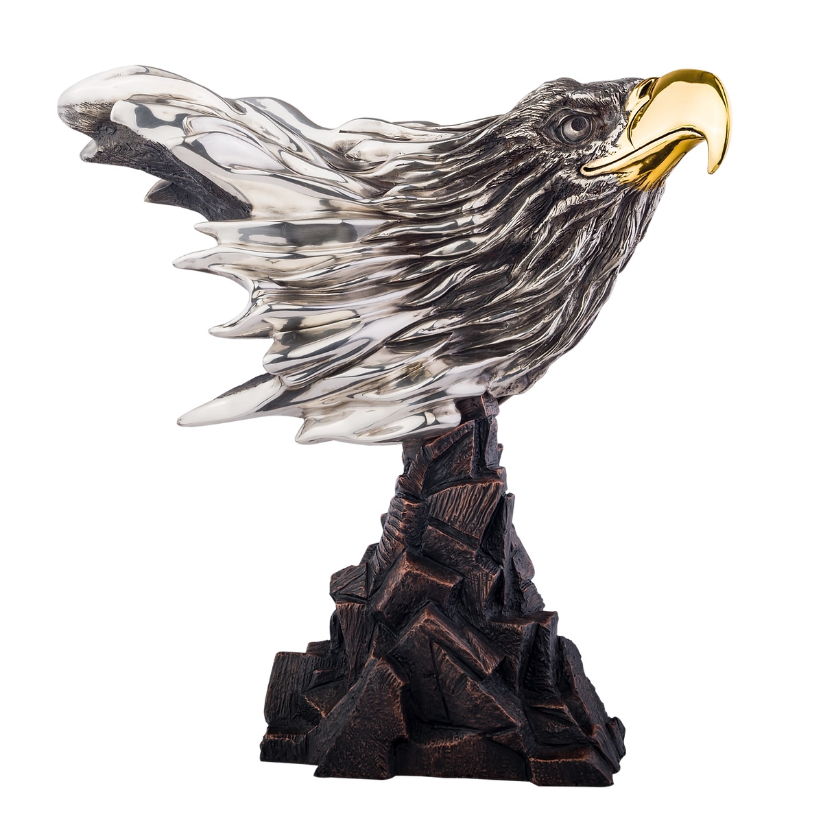 Silver Eagle Sculpture