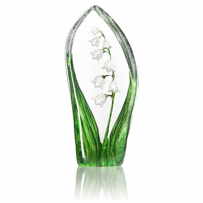 Lilly of the Valley Crystal Sculpture