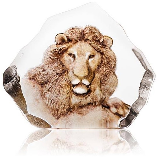 Lion Crystal Sculpture