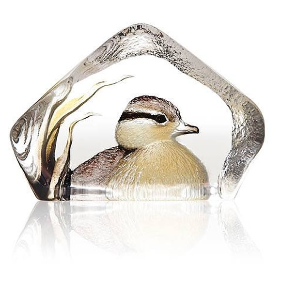 Duck Crystal Sculpture with Color