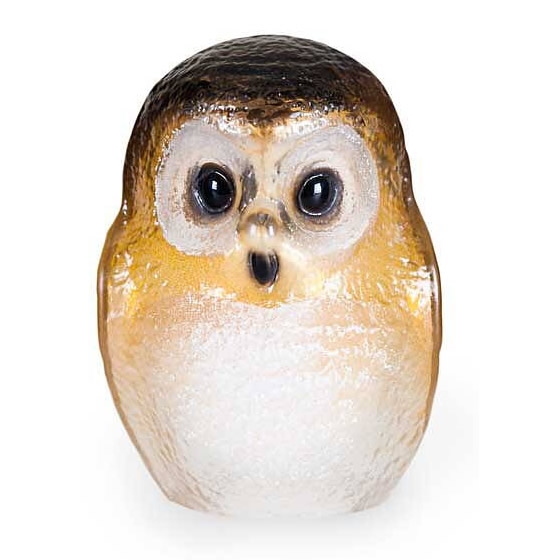 Owl Owlet Crystal Sculpture