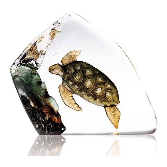Sea Turtle Crystal Sculpture 