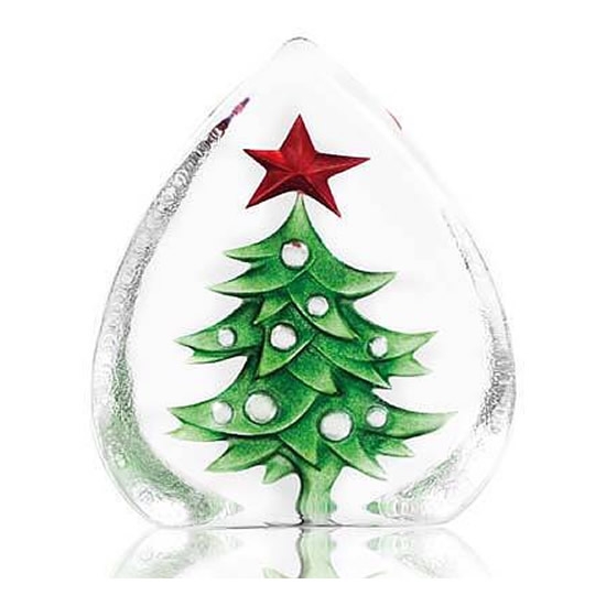 Christmas Tree Crystal Sculpture