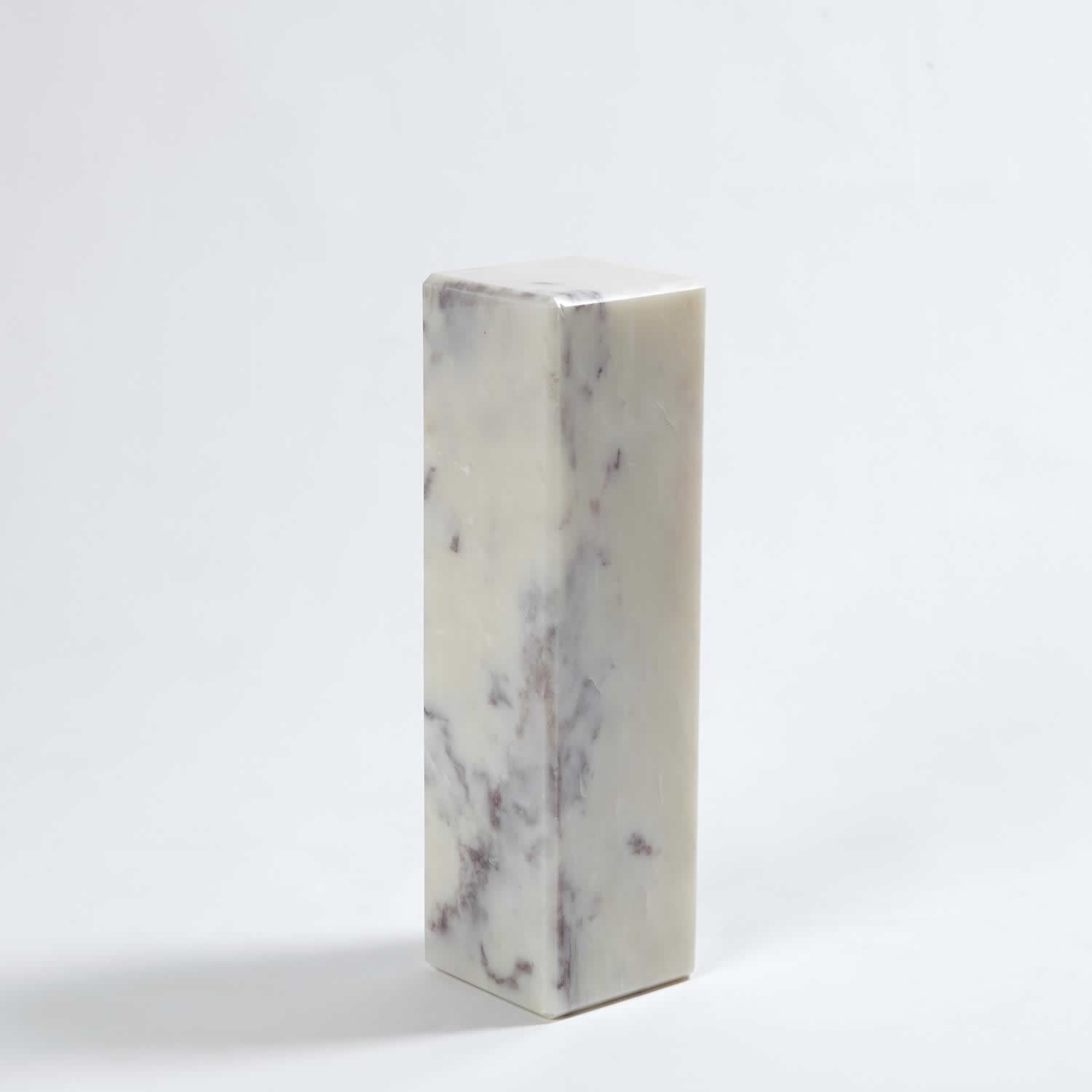 Marble Mini Pedestal Riser Large 4 x 14 Inch