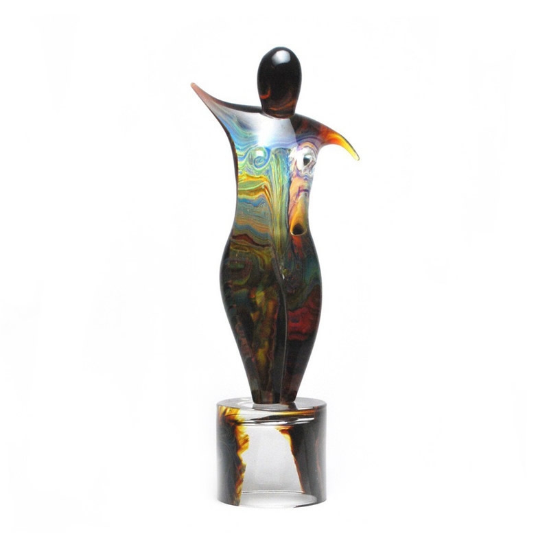 Modern Glass Figure Sculpture Murano